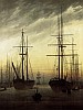 Caspar David Friedrich: Pohled na přístav